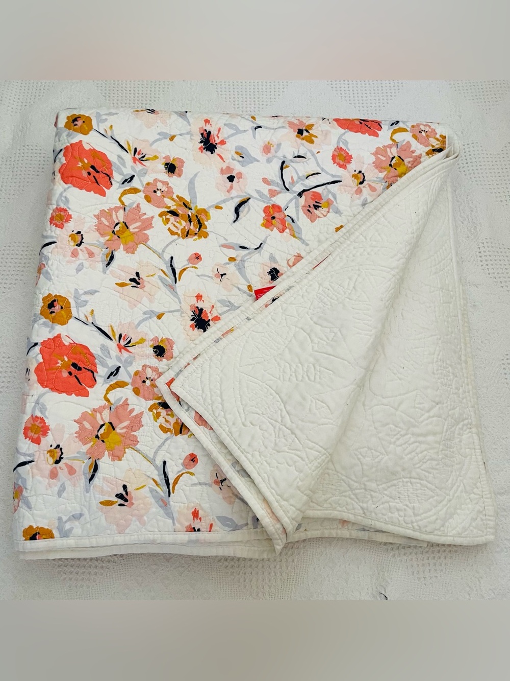 Opalhouse Floral King Quilt